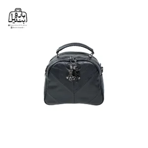 تصویر اختصاصی از نمای جلوی کیف زنانه دنیز جنوا کد ۰۰۹۵ در رنگ مشکی