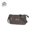 تصویر اختصاصی از نمای جلوی کیف زنانه دوشی ایپول کد 6006-13 در رنگ قهوه‌ای