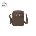 تصویر اختصاصی از نمای جلوی کیف زنانه دوشی ایپول کد 6026-03 در رنگ قهوه‌ای
