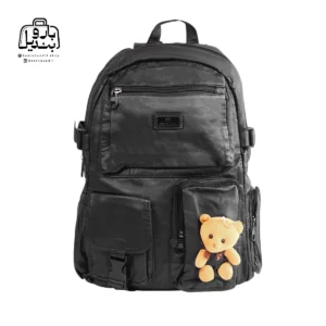 تصویر اختصاصی از نمای جلوی کوله‌پشتی اولد فرند کد d۲f۸۰۲ در رنگ مشکی