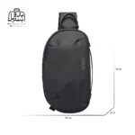 تصویر اختصاصی از سایزبندی بادی‌ بگ (کراس بادی) bange کد 7306 در رنگ مشکی