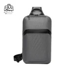 تصویر اختصاصی از نمای جلوی بادی‌ بگ (کراس بادی) بنج کد ۷۷۱۹ در رنگ طوسی
