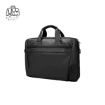 تصویر اختصاصی از نمای جلو و کناری کیف دستی لپ‌تاپی بنج Bange کد ۲۵۵۹ در رنگ مشکی