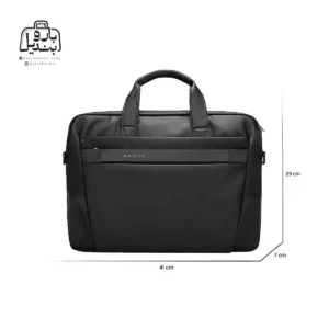 تصویر اختصاصی از سایزبندی کیف دستی لپ‌تاپی بنج Bange کد ۲۵۵۹ در رنگ مشکی
