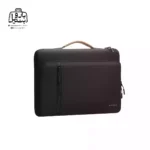 تصویر اختصاصی از نمای جلو و کناری کیف دستی لپ‌تاپی بنج کد ۶۸۰۲ در رنگ مشکی