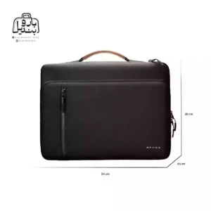 تصویر اختصاصی از سایزبندی کیف دستی لپ‌تاپی بنج کد ۶۸۰۲ در رنگ مشکی