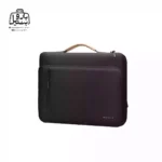 تصویر اختصاصی از نمای جلو و کناری کیف دستی لپ‌تاپی بنج کد ۶۸۰۲d در رنگ مشکی