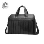 تصویر اختصاصی از نمای جلو و کناری کیف دستی لپ‌تاپی بنج کد yz۳۵۰ در رنگ مشکی