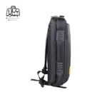 تصویر اختصاصی از نمای کناری کیف دستی لپتاپی کمل کد A102 در رنگ مشکی