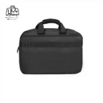 تصویر اختصاصی از نمای پشتی کیف دستی لپتاپی کمل کد A107 در رنگ مشکی