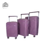 تصویر اختصاصی از چمدان سه تکهٔ هرموسا کد ۸۰۲۰ در رنگ بنفش