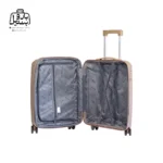 تصویر اختصاصی از زیپ باز سایز کوچک (داخل کابین) چمدان هرموسا کد ۹۰۴۴ در رنگ نسکافه‌ای