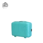 تصویر اختصاصی از کیف آرایشی چمدان هرموسا کد ۹۰۴۴ در رنگ آبی سبز