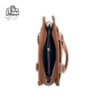 تصویر اختصاصی از زیپ باز کیف دستی اداری حاصل ۲۰-۱۷۱ در رنگ عسلی