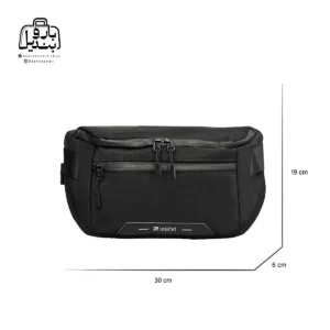 تصویر اختصاصی از سایزبندی کیف کمری لیستات کد ۳۶۰۹ در رنگ مشکی