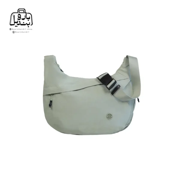 تصویر اختصاصی از نمای جلوی کیف زنانه دوشی چیبائو کد ۰۳۶۹ در رنگ سبز پاستلی