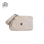 تصویر اختصاصی از نمای جلوی کیف زنانه دوشی چیبائو کد ۱۵۰۶-sf در رنگ کرم