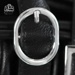 تصویر اختصاصی از جزئیات کیف زنانه دوشی حاصل کد ۱-۱۳۴۰ در رنگ مشکی