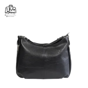 تصویر اختصاصی از نمای جلوی کیف زنانه دوشی حاصل کد ۲۰-۱۵۳ در رنگ مشکی