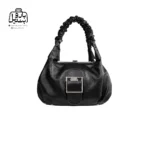 تصویر اختصاصی از دستهٔ کیف زنانه دوشی حاصل کد ۱-۱۵۳۳ در رنگ مشکی