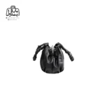 تصویر اختصاصی از نمای کناری کیف زنانه دوشی حاصل کد ۱-۱۵۳۳ در رنگ مشکی