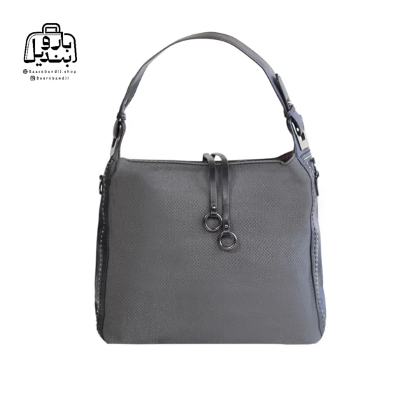 تصویر اختصاصی از نمای جلوی کیف زنانه دوشی هیدا کد ۲۹۱۱ در رنگ مشکی