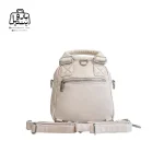 تصویر اختصاصی از نمای پشتی و بند کیف زنانه دوشی موجیتو کد ۱۰۰۶ در رنگ کرم
