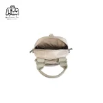 تصویر اختصاصی از نمای زیپ باز کیف زنانه دوشی موجیتو کد ۱۰۰۶ در رنگ کرم