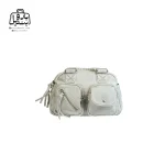 تصویر اختصاصی از نمای جلوی کیف زنانه دوشی موجیتو کد ۱۰۰۸ در رنگ سبز پاستلی