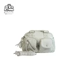 تصویر اختصاصی از نمای جلویی و بند کیف زنانه دوشی موجیتو کد ۱۰۰۸ در رنگ سبز پاستلی