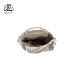 تصویر اختصاصی از نمای زیپ باز کیف زنانه دوشی موجیتو کد ۱۰۱۰ در رنگ کرم
