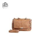 تصویر اختصاصی از نمای جلویی و بند کیف زنانه دوشی موجیتو کد ۱۰۲۱ در رنگ مسی
