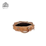 تصویر اختصاصی از نمای زیپ باز کیف زنانه دوشی موجیتو کد ۱۰۲۱ در رنگ مسی