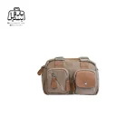 تصویر اختصاصی از نمای جلوی کیف زنانه دوشی موجیتو کد ۱۰۶۸ در رنگ نسکافه‌ای