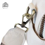 تصویر اختصاصی از نمای جزيیات کیف زنانه دوشی موجیتو کد ۷۶۰۲ در رنگ سفید
