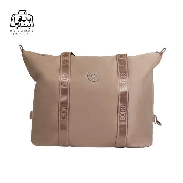 تصویر اختصاصی از نمای جلوی ساک بوبو کد 9502-maz در رنگ نوک‌مدادی