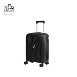 تصویر اختصاصی از سایز کوچک (داخل کابین) چمدان هرموسا کد ۹۰۱۱ در رنگ مشکی