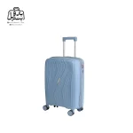 تصویر اختصاصی از سایز کوچک (داخل کابین) چمدان هرموسا کد ۹۰۱۱ در رنگ آبی