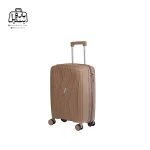 تصویر اختصاصی از سایز کوچک (داخل کابین) چمدان هرموسا کد ۹۰۱۱ در رنگ شکلاتی