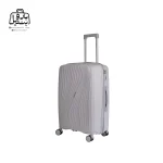 تصویر اختصاصی از سایز متوسط چمدان هرموسا کد ۹۰۱۱ در رنگ طوسی