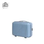 تصویر اختصاصی از کیف آرایشی چمدان هرموسا کد ۹۰۱۱ در رنگ آبی