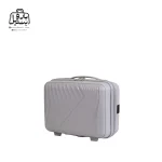 تصویر اختصاصی از کیف آرایشی چمدان هرموسا کد ۹۰۱۱ در رنگ طوسی