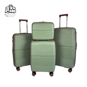 تصویر اختصاصی از چمدان چهار تکهٔ هرموسا کد ۹۰۲۲ در رنگ سبز