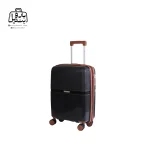 تصویر اختصاصی از سایز کوچک (داخل کابین) چمدان هرموسا کد ۹۰۲۲ در رنگ مشکی