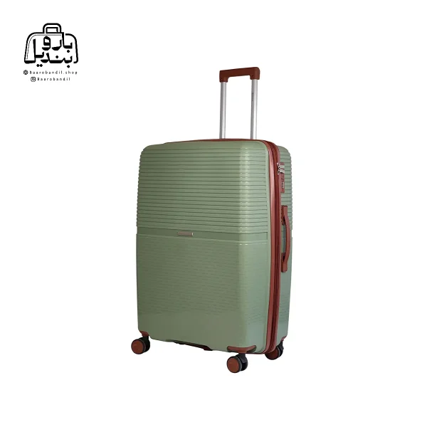 تصویر اختصاصی از سایز بزرگ چمدان هرموسا کد ۹۰۲۲ در رنگ سبز