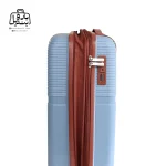 تصویر اختصاصی از قابلیت افزایش سایز چمدان هرموسا کد ۹۰۲۲ در رنگ آبی