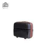 تصویر اختصاصی از کیف آرایشی چمدان هرموسا کد ۹۰۲۲ در رنگ مشکی