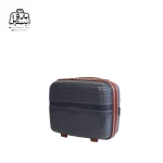 تصویر اختصاصی از کیف آرایشی چمدان هرموسا کد ۹۰۲۲ در رنگ نوک‌مدادی