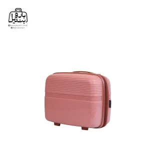 تصویر اختصاصی از کیف آرایشی چمدان هرموسا کد ۹۰۲۲ در رنگ کالباسی