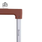 تصویر اختصاصی از دستهٔ ترولی چمدان هرموسا کد ۹۰۲۲ در رنگ آبی